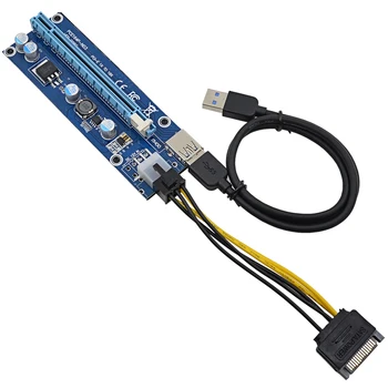 M. 2 NGFF PCI-E X16 Lizdą Perkelti Kortelę Kasybos m.2 Stove su sata į 6pin maitinimo kabelis Stove kortelės Pratęsimas Linija už BTC prietaisas