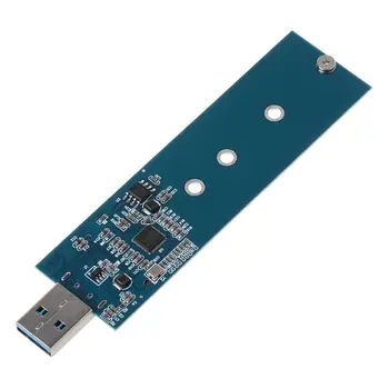 M. 2 į USB Adapteris B Klavišą M. 2 SMA Adapteris USB 3.0 prie 2280 M2 NGFF SSD Disko Adapteris Keitiklis SSD Kortelių Skaitytuvas