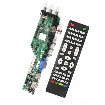 M3663.81A Naujas Skaitmeninis Signalas DVB-C, DVB-T2, DVB-T, Universalus LCD TV Valdiklio Tvarkyklę Valdybos ATNAUJINTI 3463A rusijos USB Žaisti LUA63A82