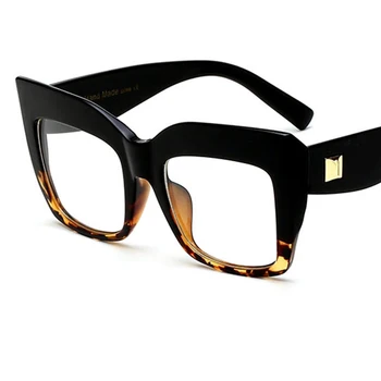 Mados Aikštė akiniai Moterų Negabaritinių Prabangos Prekės ženklo Didelis Rėmas derliaus akinių rėmeliai Gradientas Atspalvių oculos de sol