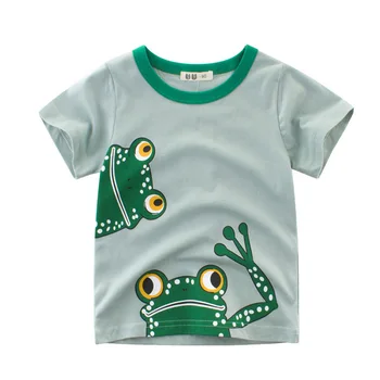 Mados Medvilnės Berniukų Marškinėliai Vaikai, Kūdikis, Vaikas mergaičių marškinėliai trumpomis Rankovėmis T-Shirt Kūdikių Marškinėliai, Dinozaurų Viršūnes kūdikių trišakiai