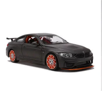 Maisto 1:24 Modeliavimas Lydinio super žaislas automobilio modelio BMW M4 GTS su Vairo kontrolę, priekiniai varantys vairo Dovanų kolekcija