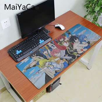 Maiyaca fairy tail Japonijos anime Gumos Darbalaukio Pelės Kilimėlis Žaidimų Kilimėlis Laptop Notebook didelis pelės mygtukai žaidėjus stalas padas