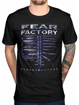Marškinėliai Fear Factory Demanufacture Vyrų Mados T-Shirt