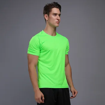 Marškinėliai Homme Veikia Vyrai Dizaineris Quick Dry Tshirts Slim Viršūnes Sporto Mens Fitneso Tee Raumenų Kultūrizmo Marškinėliai