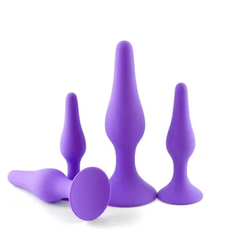 Mažos silikono butt plug masažas prostatos analinis dilator analinis kaištis siurbtukas dildo analinis žaislas buttplug prostatos masažas pora