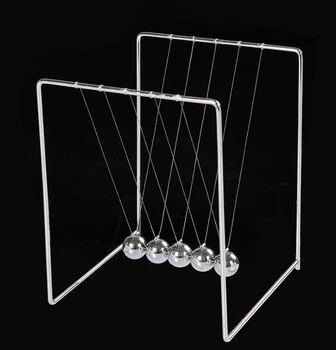 Mažų ir vidutinių kvadratinių nerūdijančio plieno Newton sūpynės Europos stiliaus stalo apdailos amatų kūrybinės touch kamuolys