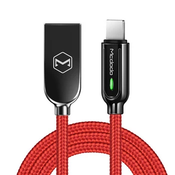 MCDODO Auto Atjunkite USB Kabelį Greito Įkrovimo Mobiliojo Telefono Įkroviklis iPhone 12 11 Pro Max Xs Xr X 8 7 6s 6 Plius 5s 5 SE 