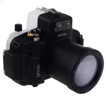 Meikon 40M Vandeniui Povandeninio Fotoaparato Korpusas Case Bag for Nikon D7100 Fotoaparatas