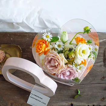 Meilė Širdies Dovanų Dėžutėje Pakavimo Maišeliai Gėlių Cake Box Gėlių Puokštes Popieriaus Dėžės Dovanos, Vestuvių Dekoravimas Šalies Prekių