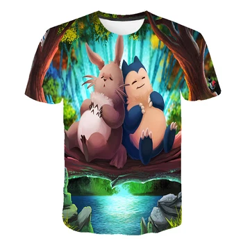 Mergaičių Drabužius Dvasia Totoro Toli marškinėliai Studio Ghibli femme Japonų animacinių filmų Anime Vaikams marškinėlius (t-shirt Hayao Miyazaki Viršūnės