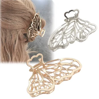 Metalo drugelis staigius naujas mados staigius tiara moterims Gimtadienio plaukų aksesuarų, Krabų letena įrašą, moteris dovaną