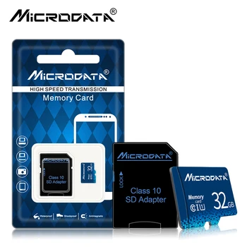 Micro SD Kortelės 10 Klasė 8GB 16GB 32GB 64GB Atminties Kortelė C 10 Mini SD Kortelė, SDHC SDXC TF Kortelė Išmanųjį telefoną DVR su SD adapteriu