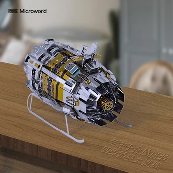 Microworld 2019 modelio 3D metalo įspūdį Galios Variklio, mašina Modelį 