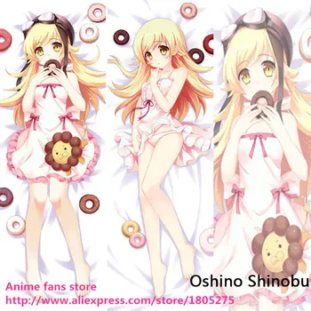 Mielas Japonijos Anime Istorija Serija Antro Sezono Oshino Shinobu Loli Užvalkalas Pagalvės užvalkalą dekoratyvinis Kūno Hugging
