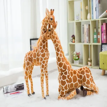 Milžinišką dydį Žirafa Pliušiniai Žaislai Mielas iškamša Minkštas Žirafa Lėlės Gimtadienio Dovana Vaikams Žaislas