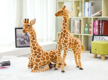 Milžinišką dydį Žirafa Pliušiniai Žaislai Mielas iškamša Minkštas Žirafa Lėlės Gimtadienio Dovana Vaikams Žaislas