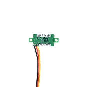 Mini Digital Voltmeter Įtampos Testeris, Matuoklis 0.36 Colių 0V-100V LED Ekranas Elektroninis Dalys, Priedai, Digital Voltmeter 6 V 12V