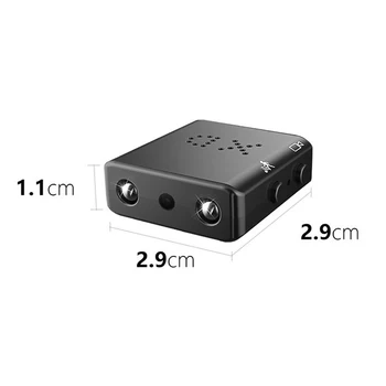 Mini Kamera Full HD 1080P vaizdo Kamera Naktinio Matymo Micro Saugumo Kameros Judesio Aptikimo Vaizdo Voice Recorder DV Versija SD Kortelę