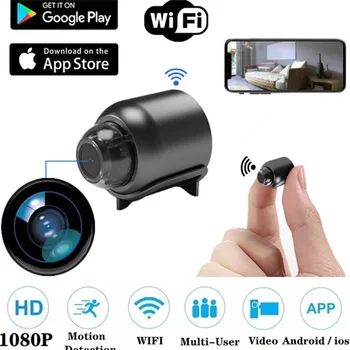 Mini Kamera, Wireless wifi 1080P Priežiūros Saugumo Naktinis Matymas, Judesio Aptikti vaizdo Kamera Kūdikio stebėjimo, IP Kameros