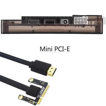 Mini PCI-E MPCIE EXP GDC Išorės Nešiojamojo kompiuterio grafikos plokštė Docking Station 8PIN 6PIN maitinimo sąsajos Laptopo Vaizdo plokščių