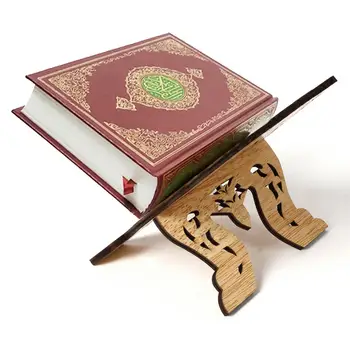 Mini stovas knygoms Stovėti Eid Mubarakas Mediniai Biblija Tuščiaviduriai Lentynos Islamo Knygų Saugykla Ekranas Stovas Stovas Muzikos Rezultatą Receptas