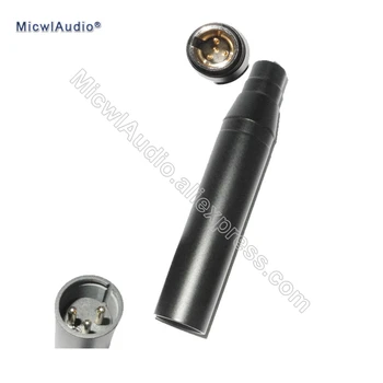 Mini XLR 4Pin Įvesties Kondensatoriaus Mikrofonas Shure Didelis 3Pin Išėjimo 10-52 Volt 