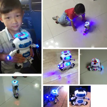 Moonbiffy Erdvė Šokių Humanoidų Robotas Žaislas Su Šviesos Vaikai Pet Brinquedos Elektronika Jouets Electronique už Berniukas Vaikas