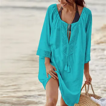 Moterims, Elegantiška Tunika Vintage Paplūdimio Suknelė Medvilnės 2021 M. Vasaros Suknelės Plius Dydžio Bohemian Suknelės Vasaros Suknelė Vestidos #N363