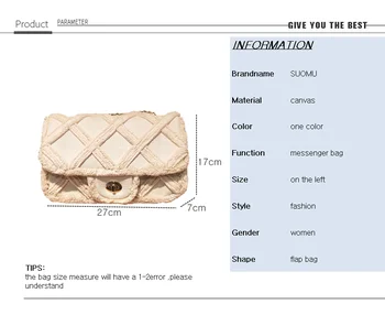 Moterys dizaineris drobės kutas mielas grandinės atvartu ponios maišelį smėlio crossbody krepšys 2021 m. rudenį naujų dizaino pečių maišą