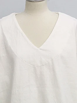 Moterys, Kasdien T-shirt Japonijos korėjiečių Jauna Mergina Atsitiktinis Palaidų Medvilnės Mados Balta Paprasta Bazės Top 2020 M. Pavasario Vasaros Mokykla