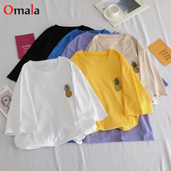 Moterų marškinėliai 2021 m. vasaros atsitiktinis raidžių atspausdinta marškinėliai harajuku ulzzang trumpas rankovės O-kaklo basic marškinėliai moteriški drabužiai viršūnės