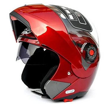 Motociklo šalmai Dual Skydelis Modulinės Apversti Aukštyn Šalmas Lenktynių Motokroso Šalmai DOT EEK aplinkosaugos ¾enklelis M-XXL Motociklo Šalmas