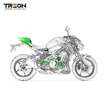Motociklų Aksesuarų Kawasaki Z900 Z 900 2017-2020 Aliuminio Variklio Kritimo Apsauga Stabdžių Svirčių Suportas Handlebra Su Šlapia Danga