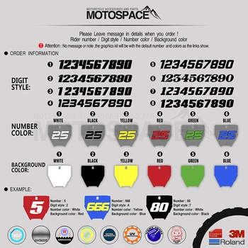 Motospace Motociklo Išorė Nemokamai Individualų 3M Lipdukas Lipdukas Grafika YAMAHA ATV 2004-2008 METŲ YFZ450R Dropshipping
