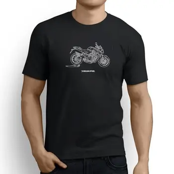 MV Agusta Brutale 1090 2016 Įkvėptas Motociklo Art vyriški T-Shirt