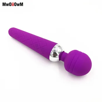 MwOiiOwM USB Įkrovimo Mikrofonas G-taško Vibratoriai Massager, Vandeniui Dvigubos Vibracijos Sekso Žaislas Moterims, Suaugusiųjų Sekso Produktus