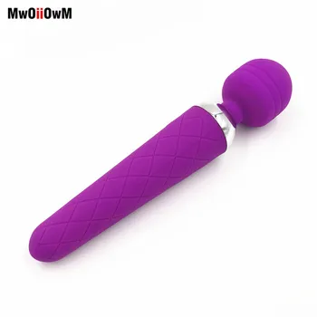 MwOiiOwM USB Įkrovimo Mikrofonas G-taško Vibratoriai Massager, Vandeniui Dvigubos Vibracijos Sekso Žaislas Moterims, Suaugusiųjų Sekso Produktus