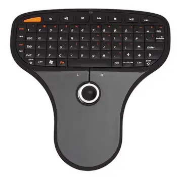 N5901 Mini Belaidžio Nuotolinio valdymo Klaviatūra Oro Pelė su Trackball Ultra-light Multimedijos Valdymo Funkcija, skirta 