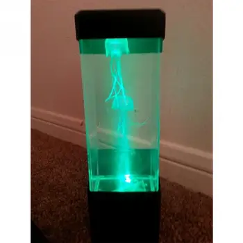 Naktiniai Lavos Lempa Medūzos Stiliaus LED Nakties Šviesos Jutimo Autizmo Lentelė Pasiūlymas LED Stalo Lempa Akvariumų Dovanos