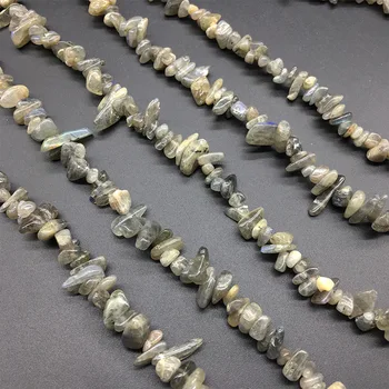 Natūralaus akmens netaisyklingos formos prarasti karoliukai Labradoras string granulių papuošalai priėmimo 