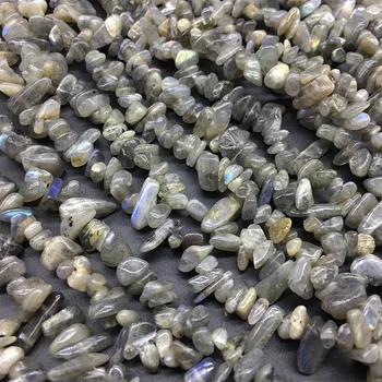 Natūralaus akmens netaisyklingos formos prarasti karoliukai Labradoras string granulių papuošalai priėmimo 