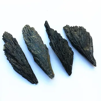 Natūralių Neapdorotų Juodas Turmalinas Uodega Raw Kristalų Reiki Dekoro Mineralų Pavyzdys Akmens Gydymo 