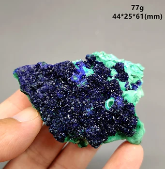 Natūralus, gražus Blizga Azurite mineralinių pavyzdys krištolo Akmenys ir kristalai crystal Healing Nemokamas pristatymas