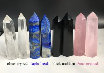 Natūralus kvarco kristalai lazdelė taškų obeliskas Dvasia, akmenų Kristalų Obeliskas Lazdelė Chakra Meditacijos Gijimą, Kristalai dovanos