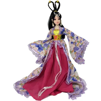 Nauja 30cm 3D Akis Kinų Princesė Lėlės, Žaislai ir Reikmenys, Drabužiai, Papuošalai 12 Kilnojamojo Sujungta Mergina Lėlės Žaislų Mergaitėms Dovanų