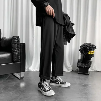 Nauja Juoda korėjos Haremo Kelnės 2021 Japonijos Streetwear Poilsiu Harajuku Sweatpants Hip-Hop Atsitiktinis Kelnės Mados Plius Dydis 5XL