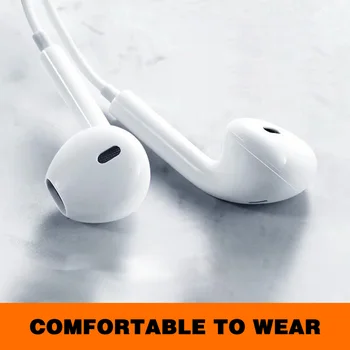 Nauja Universali 3.5 mm Laidinio Kontrolės Ausinės Su Mikrofonu Stereo Ausines In-Ear Sporto Žaidimų MP3 Telefonas Kompiuteris
