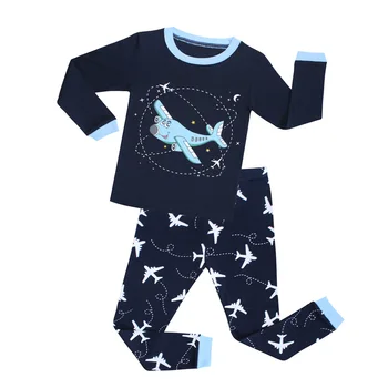 Nauja Vaikų Pijamas Vaikams Penguin Pižama Mergaitėms Gyvūnų Pižama ilgomis Rankovėmis Kūdikiui Medvilnės Sleepwear už 2-8 Metai