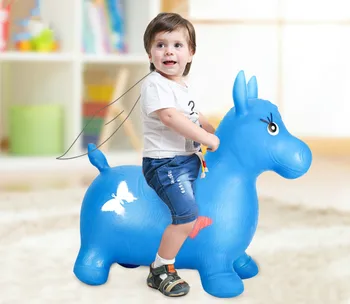 Nauja Vaikų Pripučiamų Žaislų Sklepienny Arklių Lauke Padidinti Storis Jojimo Kūdikių Sklepienny Arklių Sklepienny Elnias